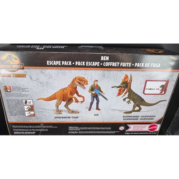 Jurassic World Chaos Theory Ben Escape Pack Dino Action Game Expansion Set - Picture 5 of 9